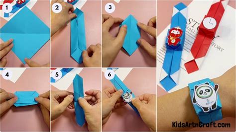 how to make a fake smart watch out of paper|Simple Origami Paper Watch Easy Craft At Home.